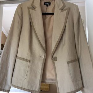 Brand new. Never been worn linen jacket!